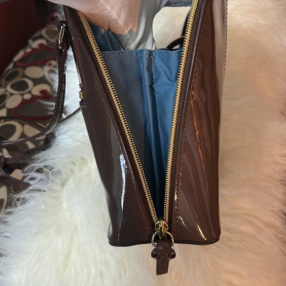 Dooney & Bourke Patent Leather Crossbody Bag - Picture 5 of 14